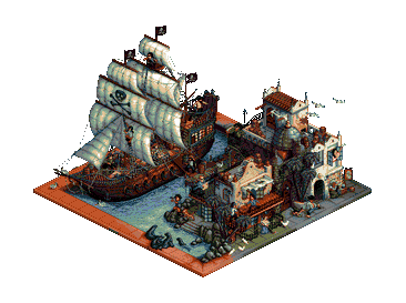 Пиратский сюжет, автор bugpixel