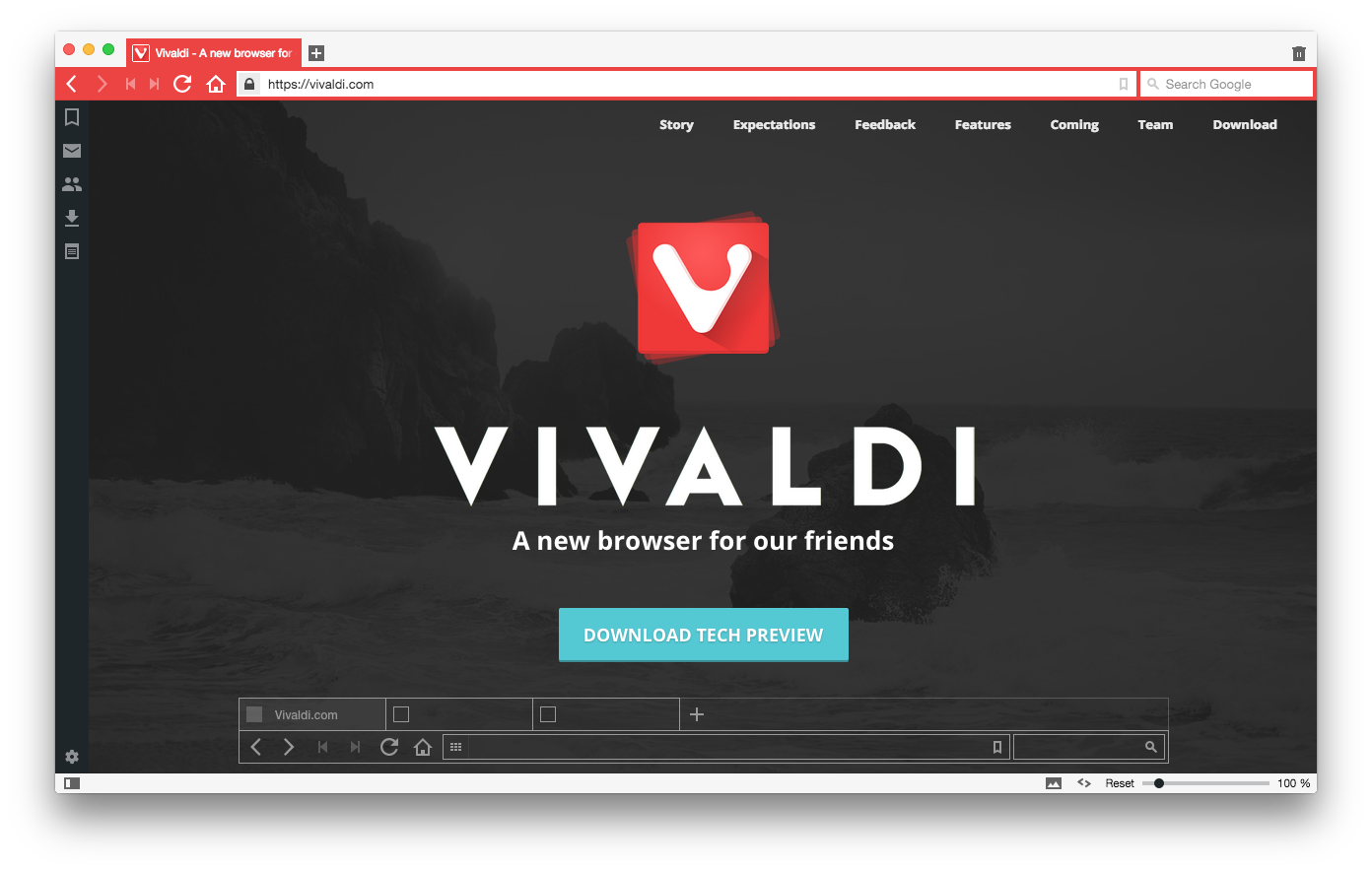 Обзор нового интернет браузера Vivaldi