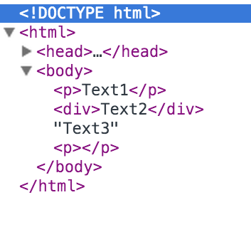 DOM дерево страницы