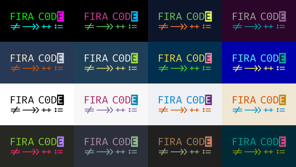 Fira code retina vs code